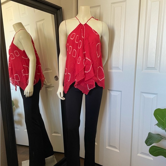 Vintage BCBGMaxAzria Silk Blouse - Picture 1 of 3